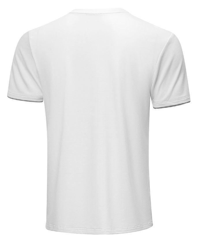 ZITY Men's Dri Fit White T-Shirt-CUMSS01794