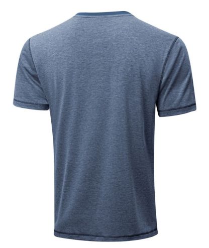 ZITY Men's Button Up Slim Fit Summer T-Shirt-CUMSS01905