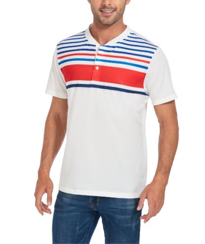 ZITY Men's Dri Fit Stripe Summer T-Shirt-CUMSS01736
