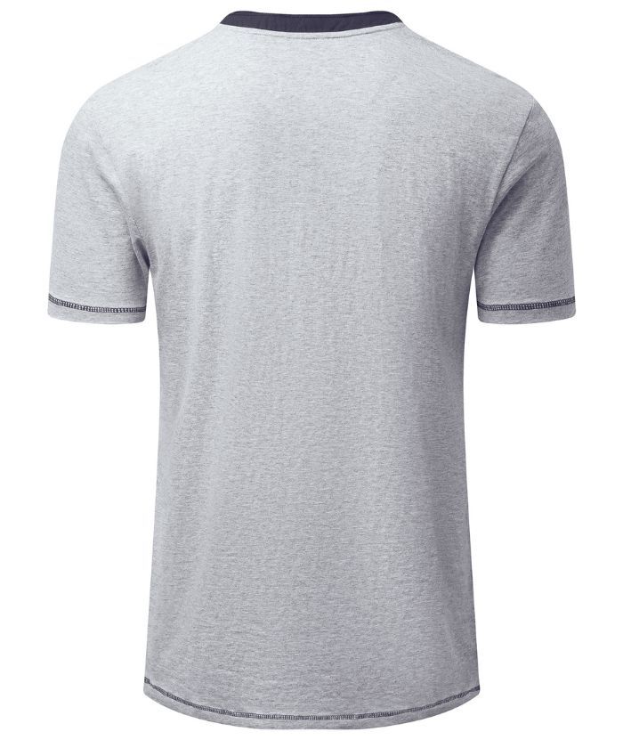 ZITY Men's Slim Fit Button Up Sports T-Shirt-CUMSS01906
