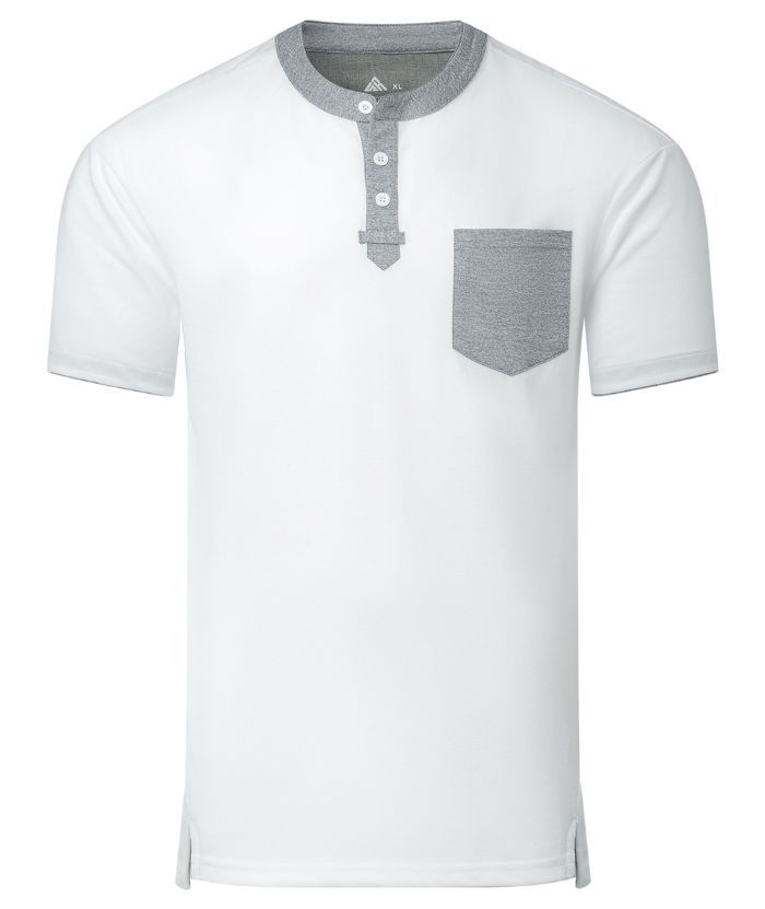ZITY Men's Slim Fit White Summer T-Shirt-CUMSS02547