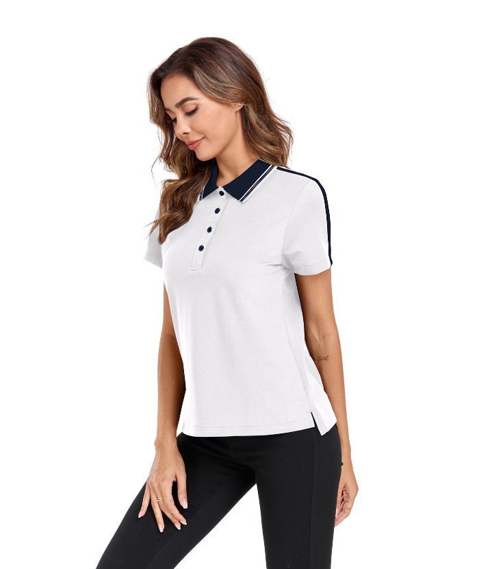 ZITY Women's Slim Fit Athletic Quick Dry Polo Shirt-CUWPO03035