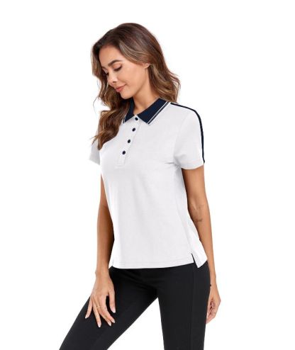ZITY Women's Slim Fit Athletic Quick Dry Polo Shirt-CUWPO03035