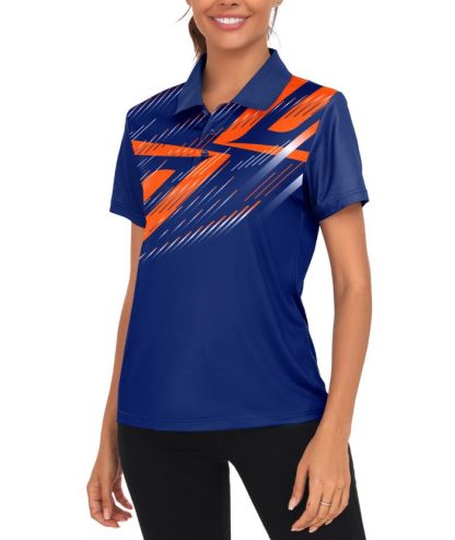 ZITY Women's Slim Fit Golf Polo Shirt-CUWBP02266