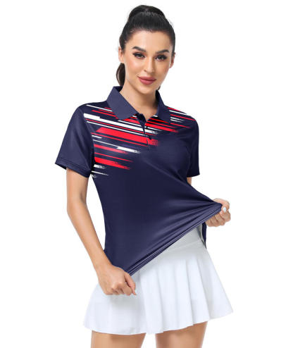 ZITY Women's Sports Quick Dry Slim Fit Golf Polo Shirt-CFWZZ00046