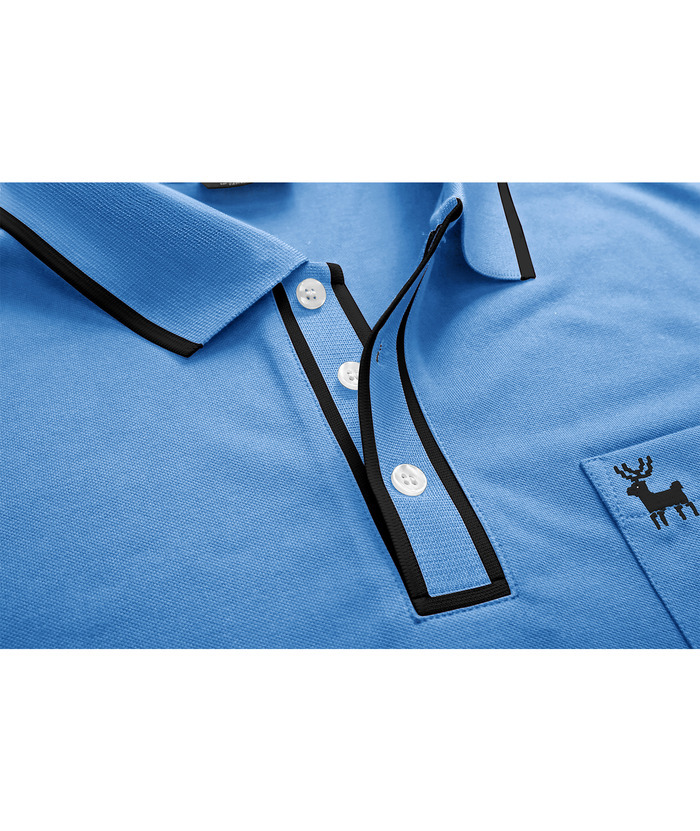 ZITY Men's Casual Slim Fit Performance Polo Shirt-CUMPO01729