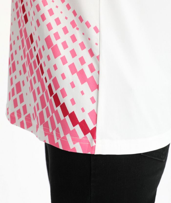 ZITY Women's Pink Dri Fit Golf Polo Shirt-CFWTX00034
