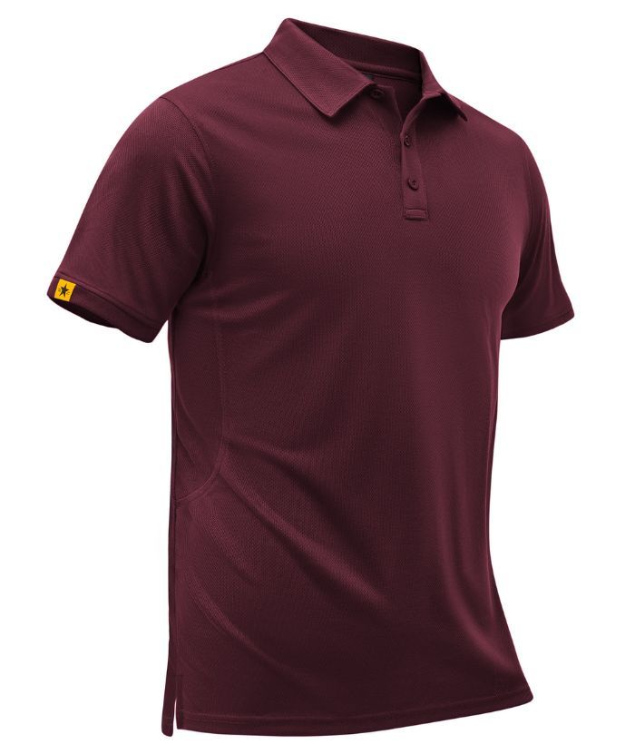 ZITY Men's Button Up Slim Fit Polo Shirt-CUMPO05192