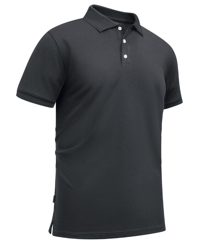 ZITY Men's Button Up Slim Fit Casual Polo Shirt-CUMPO05344