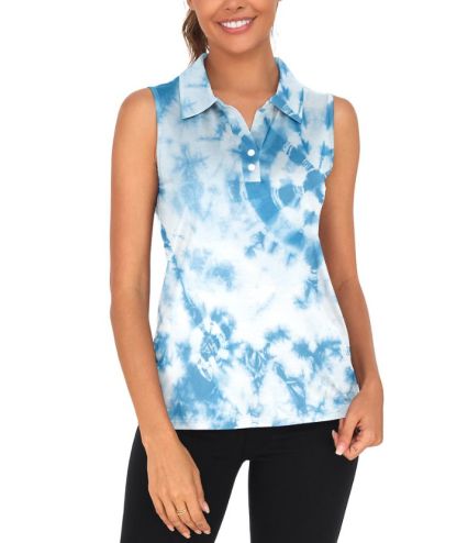 ZITY Women's Sleeveless Golf Polo Shirt-CUWBP02217