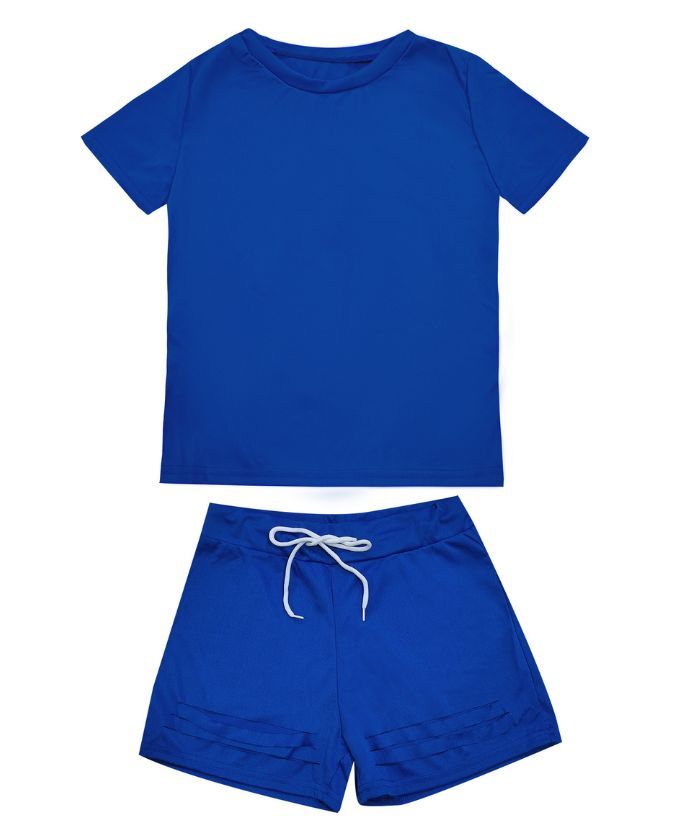 ZITY Kid's Round Neck T-Shirt & Shorts Set-CUTTS04074
