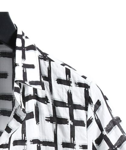 ZITY Men's Spring and Summer Printed Shirt