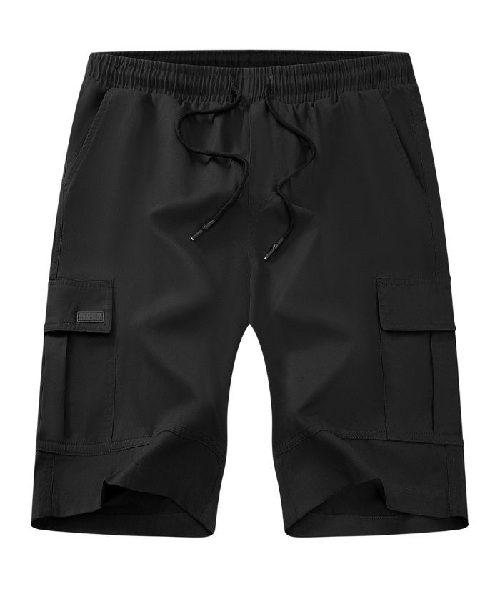 ZITY Men's Loose Fit Men's Drawstring Cargo Shorts-CEMGS05458