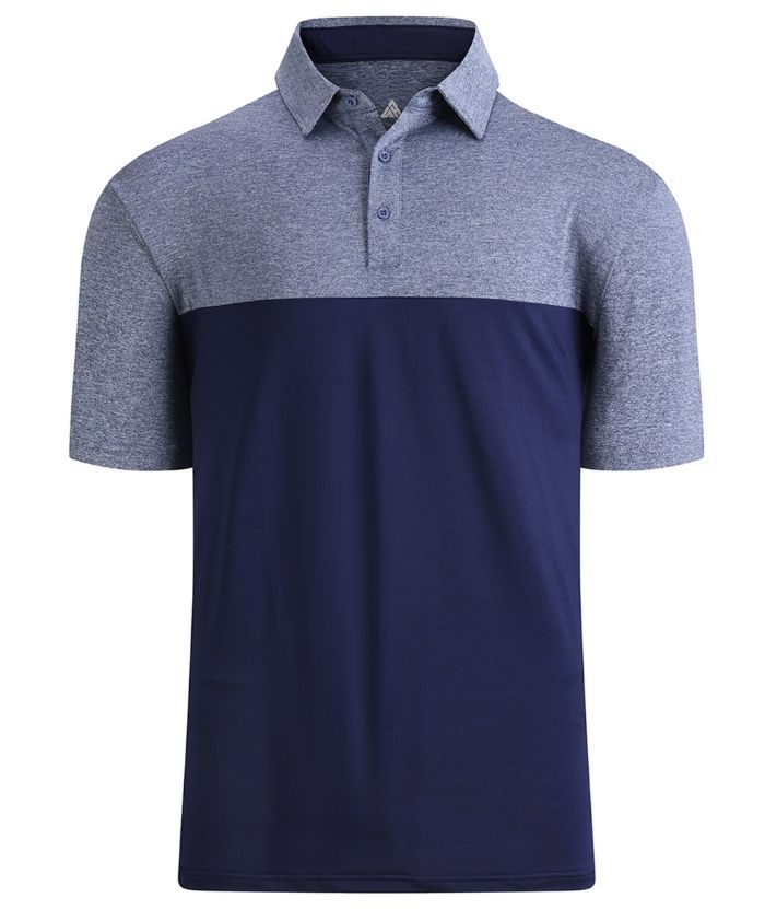 ZITY Men's Color Block Dri Fit Polo Shirt-APOH700109