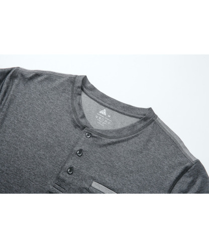 ZITY Men's Slim Fit Chest Pocket Summer T-Shirt-CUMSS01279