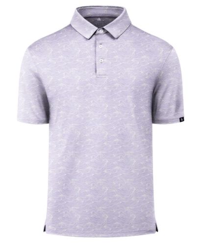 ZITY Men's Button Up Slim Fit Printed Polo Shirt-CUMPO05195