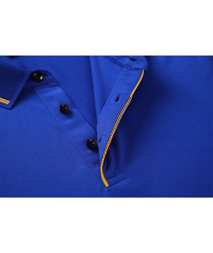 Men's Solid Color Slim Fit Performance Polo Shirt-ZPK007837