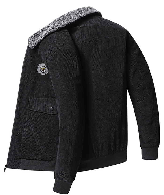 ZITY Men's Cotton Full Zipper Fleece Jacket-DUMCO05533