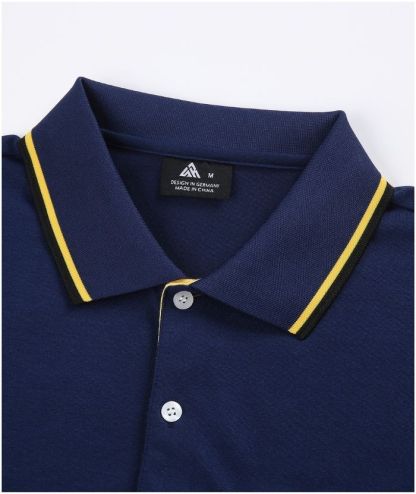 ZITY Men's Button Up Dri Fit Golf Polo Shirt-CFMPO00134