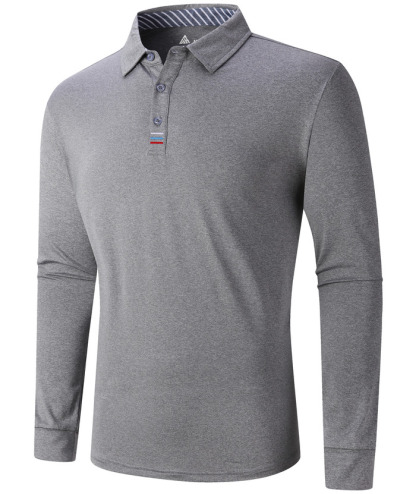 ZITY Men's Long Sleeve Quick Dry Sports Golf Tennis Polo Shirt-ZPK004673 | Zitysports