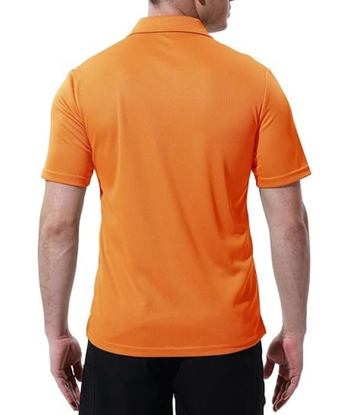 ZITY Men's Button Up Quick Dri Casual Polo Shirt-CEMPO03494