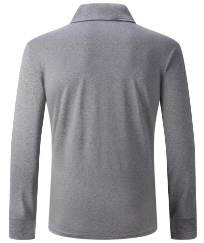 ZITY Men's Long Sleeve Quick Dry Sports Golf Tennis Polo Shirt-ZPK004673 | Zitysports