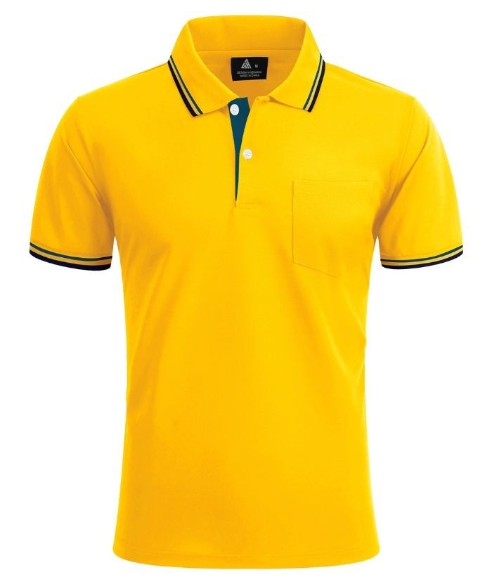 ZITY Men's Button Up Dri Fit Golf Polo Shirt-CFMPO00134