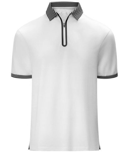 ZITY Men's Zip Up Golf Polo Short Sleeve Moisture Wicking Shirt S-3XL-ZPK007845|Zitysports