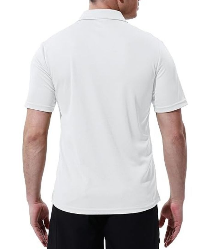 ZITY Men's Button Up Quick Dri Casual Polo Shirt-CEMPO03494