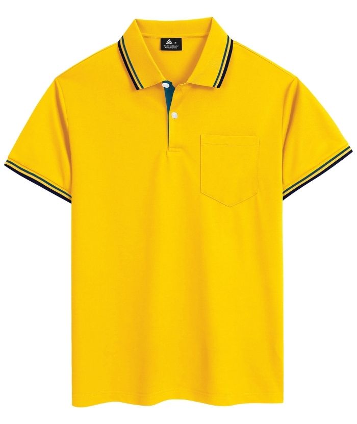 ZITY Men's Button Up Dri Fit Golf Polo Shirt-CFMPO00134