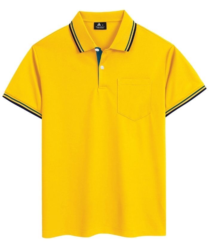 ZITY Men's Button Up Dri Fit Golf Polo Shirt-CFMPO00134