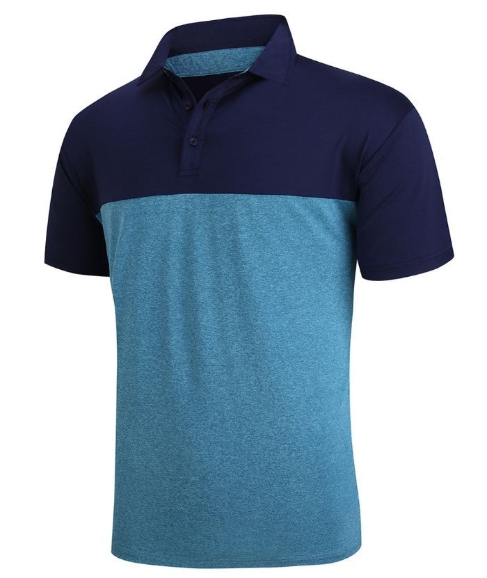 ZITY Men's Color Block Dri Fit Polo Shirt-APOH700109