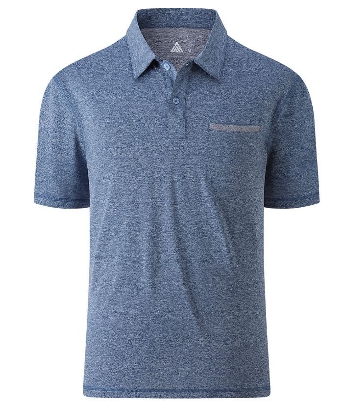 ZITY Men's Moisture Wicking Dri Fit Sports Polo Shirt-ZPK007926