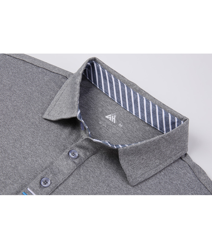 ZITY Men's Long Sleeve Quick Dry Sports Golf Tennis Polo Shirt-ZPK004673 | Zitysports