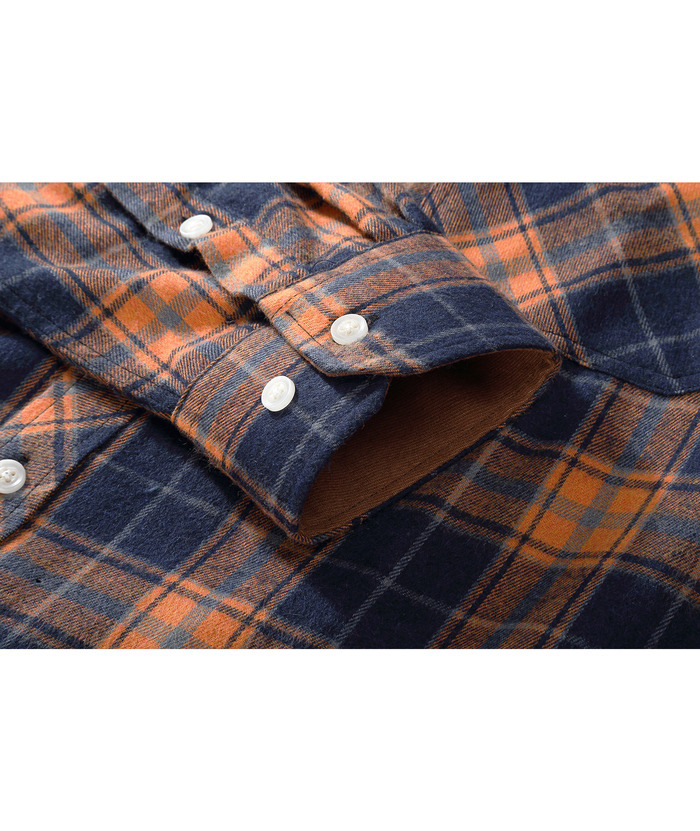 ZITY Men's Plaid Button Up Shirt with Flap Pocket Spring Fall Top-ZPK006565 | Zitysports