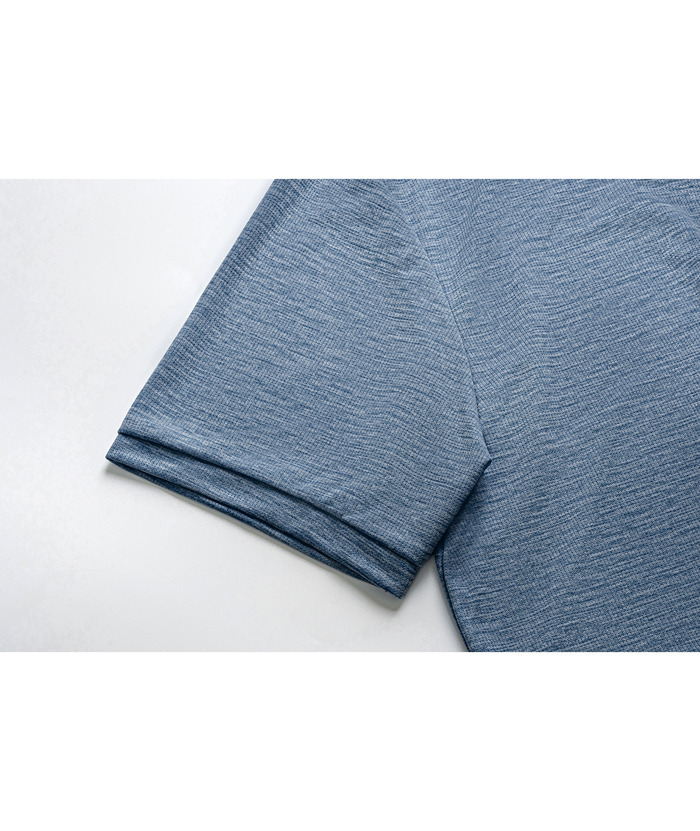 ZITY Men's Dri Fit Button Up Summer T-Shirt-CUMSS01366