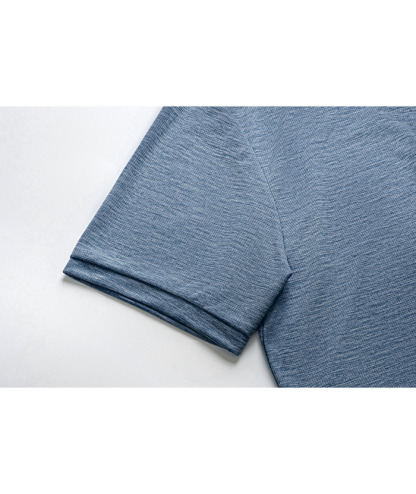 ZITY Men's Dri Fit Button Up Summer T-Shirt-CUMSS01366