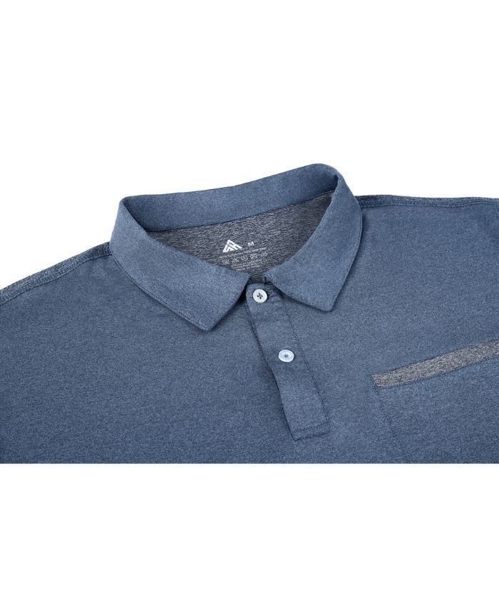 ZITY Men's Moisture Wicking Dri Fit Sports Polo Shirt-ZPK007926