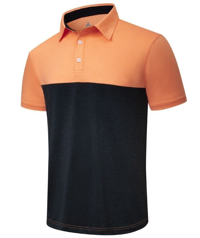 ZITY Men's Color Block Dri Fit Polo Shirt-APOH700109