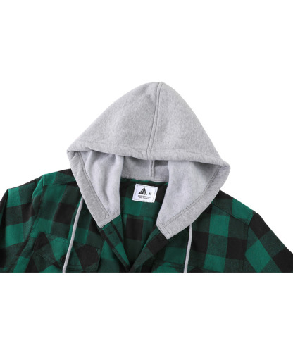 ZITY Men's Button Up Plaid Flannel Shirt-ZPK006183 | Zitysports