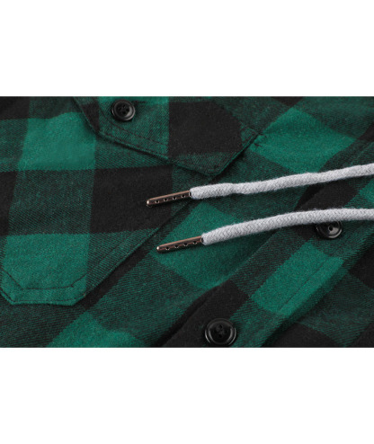 ZITY Men's Button Up Plaid Flannel Shirt-ZPK006183 | Zitysports