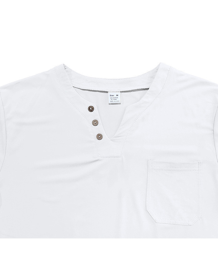 ZITY Men's Summer Casual V-Neck Slim Short Sleeved Trendy T-shirt-ZPK010594|Zitysports