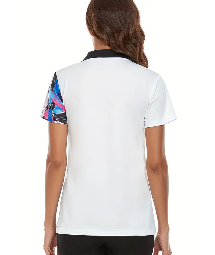 ZITY Women's Short Sleeve Collared Quick Dry Polo Shirt-ZPK010020 | Zitysports