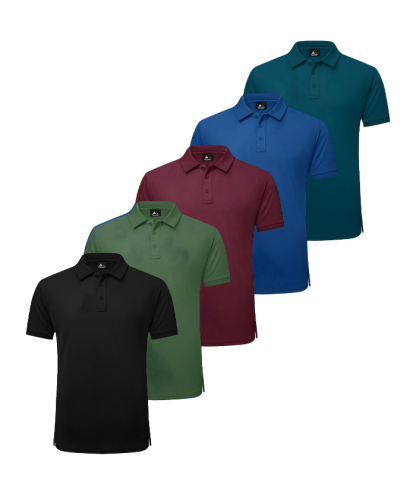 5/3 Pack Men's Dri Fit Golf Polo Shirt-TZUHE00131
