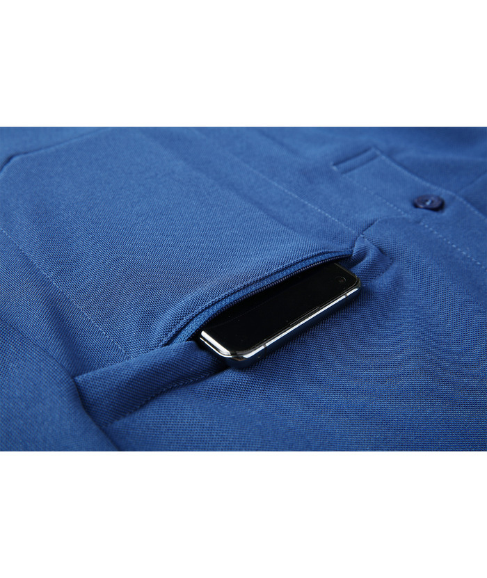 ZITY Men's Slim Fit Side Pocket Polo Shirt-APOH700020