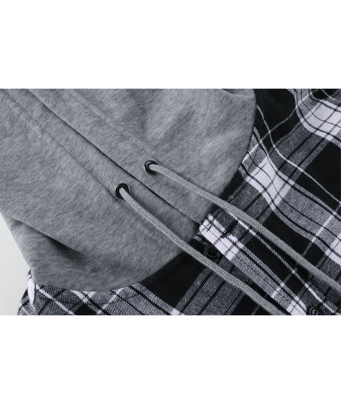 ZITY Men's Button Up Plaid Flannel Shirt-ZPK006183 | Zitysports