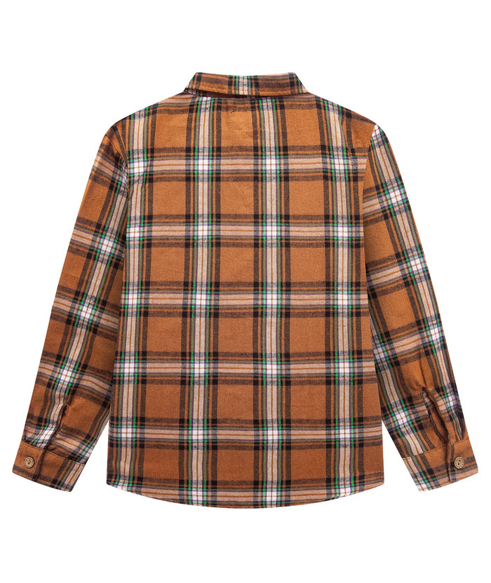 ZITY Men's Long Sleeve Casual Button Down Plaid Flannel Shirt-ZPK005339 | Zitysports