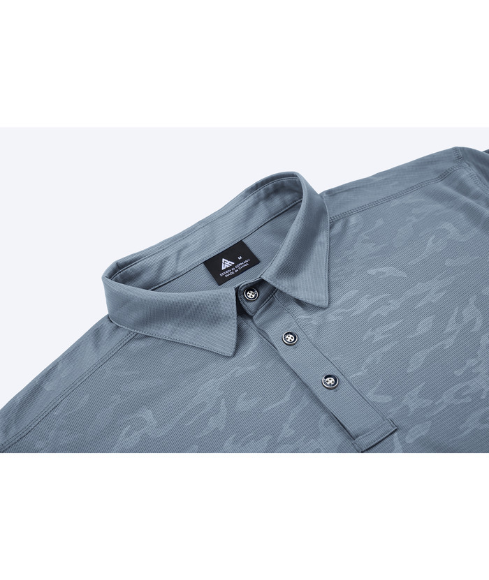 ZITY Men's Casual Breathable Fit Flowing Clond Pattern Golf Polo Shirt-ZPK007197 | Zitysports