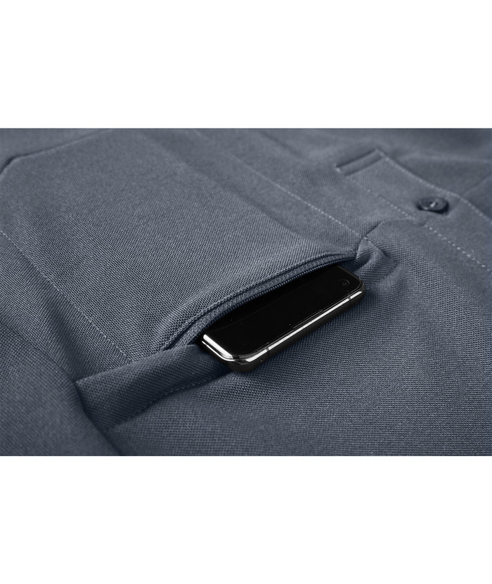 ZITY Men's Slim Fit Side Pocket Polo Shirt-APOH700020