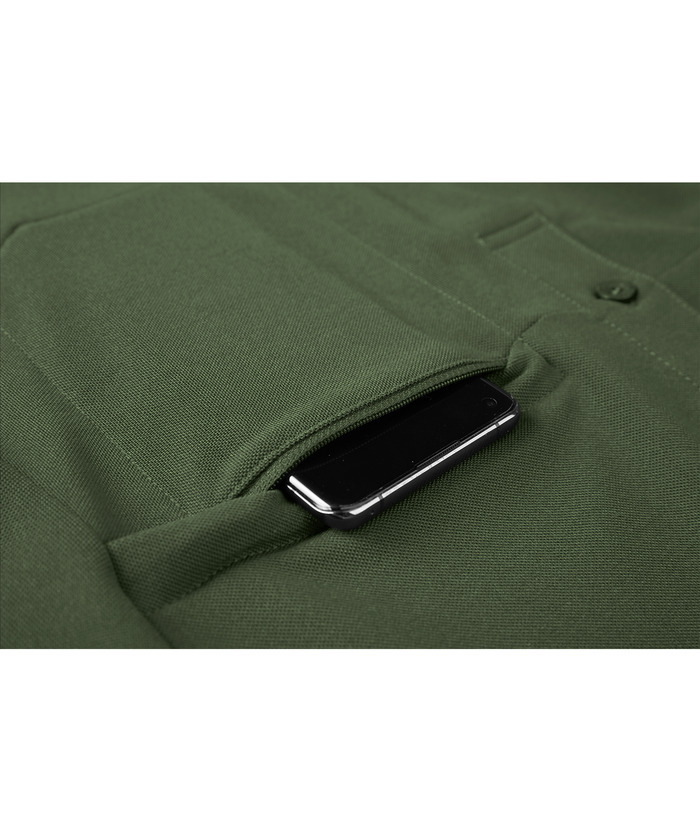 ZITY Men's Slim Fit Side Pocket Polo Shirt-APOH700020